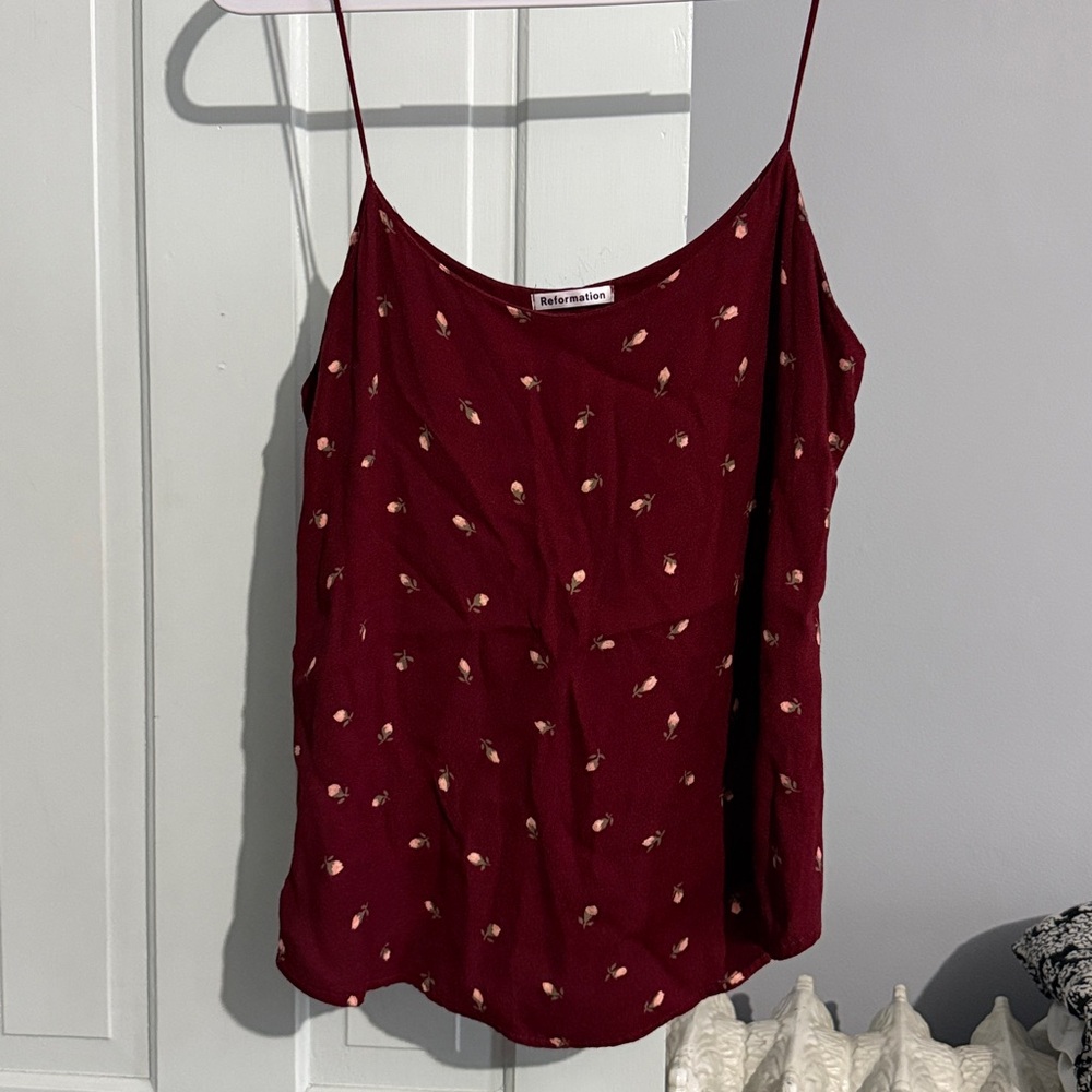 Reformation Atticus Floral Top